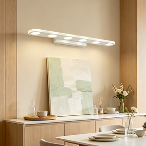 Modern LED wall lamp Aluminum body wall <b>light</b> White rectangular <b>bathroom</b> lamp Warm white surface mounted - Product Image 1