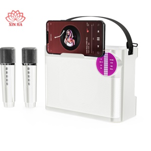 เครื่องคาราโอเกะสำหรับงานปาร์ตี้ที่บ้าน รุ่น A925 ลำโพงบลูทูธพกพาพร้อมไมโครโฟนคู่ ขายส่ง - Product Image 1