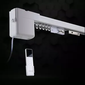 Mini Rieles de Cortina Motorizados Inteligentes Tuya con Batería, Control por Voz, de Aluminio Moderno para Oficina y Hogar - Product Image 1