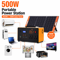 Centrale Électrique Portable LiFePO4 720Wh 500W à Onde Sinusoïdale Pure, Générateur Solaire, Mini Climatiseur Économe en Énergie pour Extérieur - Vente en Gros