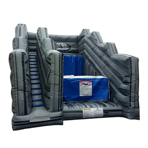 Rocky Rapids Inflatable Nhảy Vọt Của Niềm Tin Cái Chết Thả Bọt Pit Thế Giới Đóng Thế Túi Khí Inflatable Cliff Jump Để Bán