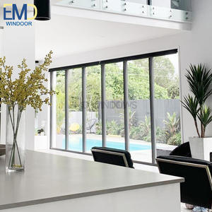 Porte coulissante à panneaux givrés avec un look intérieur élégant - Product Image 4