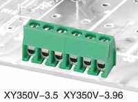 Borniers industriels pour circuits imprimés 2.54mm 3.5mm 3.81mm 5.0mm 5.08mm 7.62mm à connexion par vis, à ressort, en laiton