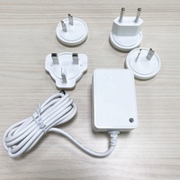 Chargeur mural avec prises interchangeables US EU UK AU, adaptateur secteur 5V 9V 15V 12V 24V, alimentation 1A 1.5A 2A 2.5A 3A 4A AC DC