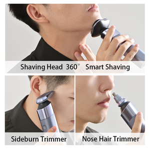 <span class=keywords><strong>Rasoio</strong></span> Elettrico da Uomo Senza Fili USB-C <span class=keywords><strong>e</strong></span> Ricaricabile con Base, <span class=keywords><strong>Regolabarba</strong></span> Impermeabile IPX7 per Uso a Secco <span class=keywords><strong>e</strong></span> Bagnato, <span class=keywords><strong>Rasoio</strong></span> Rotante - Product Image 2