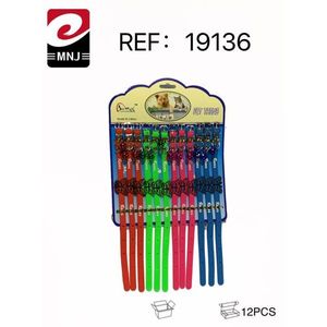 Fluorescent Dog Leash With Bell And Butterfly 12Pcs Pet Training Accessory - Product Image 2