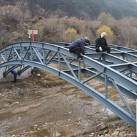 Kits de Estructura de Acero para Puentes Arqueados con Vigas de Caja Prefabricadas Modernas Estándar Europeo, Diseño de Modelo 3D