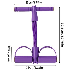 Bande de résistance à pédale TPE - Bande d'exercice élastique multifonctionnelle réglable pour la maison, le yoga et la physiothérapie - Product Image 2