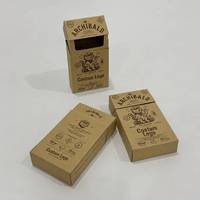 Boîtes à cigarettes vierges personnalisées 60 mm, boîte à pré-rouleaux, logo de marque OEM, emballage de cigarettes roulées, boîte en papier kraft