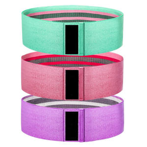 Bandas de resistencia Woqi 36X8, correa elástica media para yoga, para fitness, moldeamiento corporal, poliéster y algodón duraderos, colores personalizados - Product Image 1