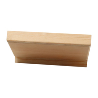 Petite boîte en bois non finie avec couvercle, 1 paquet, boîte en pin non peinte pour l'artisanat, emballage de bijoux, résistante à la déformation