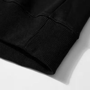 เสื้อฮู้ดแขนค้างคาวเสื้อแบบมีฮู้ดสีพื้นหนาแบบกำหนดเองขายส่ง - Product Image 5