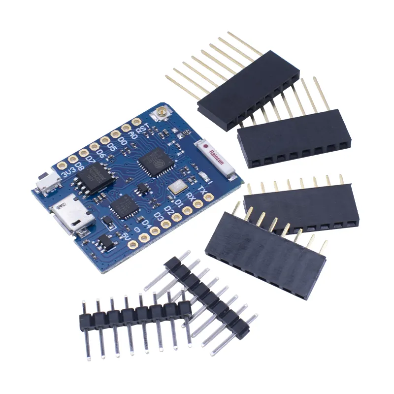 WEMOS D1 Mini Pro 16Mバイト外部アンテナコネクタNodeMCUベースESP8266 ESP-8266EX CP2104 WIFI開発ボードコネクタ