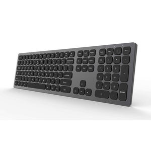 Aluminum Alloy and ABS Material 110keys <b>Bluetooth</b> <b>Keyboard</b> With Number Pad - Product Image 1