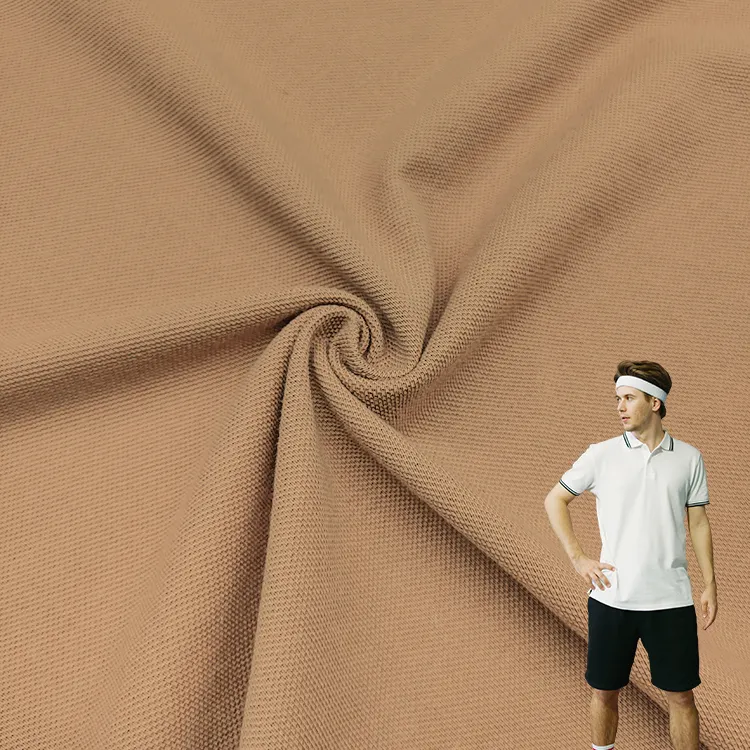 Tissu de Pique tricoté à séchage rapide à vendre 220gsm, tissu de Pique en coton 100% pour vêtements/
