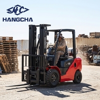 Chariot élévateur diesel Hangcha série XF 1t/1,5t/1,75t/2t/2,5t/3t/3,5t, petit chariot élévateur pour entrepôt de bois en extérieur