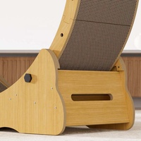 Roue d'exercice pour chat, moderne et classique, de luxe, écologique, en MDF ondulé, durée de vie plus longue pour les chats, petits animaux, remise en forme, poids