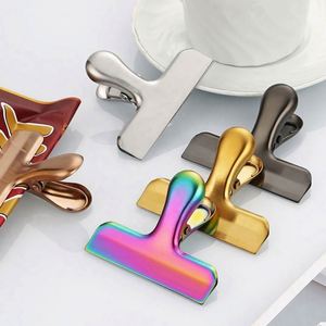 คลิปหนีบถุงอาหารแบบสุญญากาศ 5 สี  โลโก้สั่งทำได้ เป็นมิตรกับสิ่งแวดล้อม  วัสดุสแตนเลส 430 คุณภาพสูง สำหรับอาหาร - Product Image 6