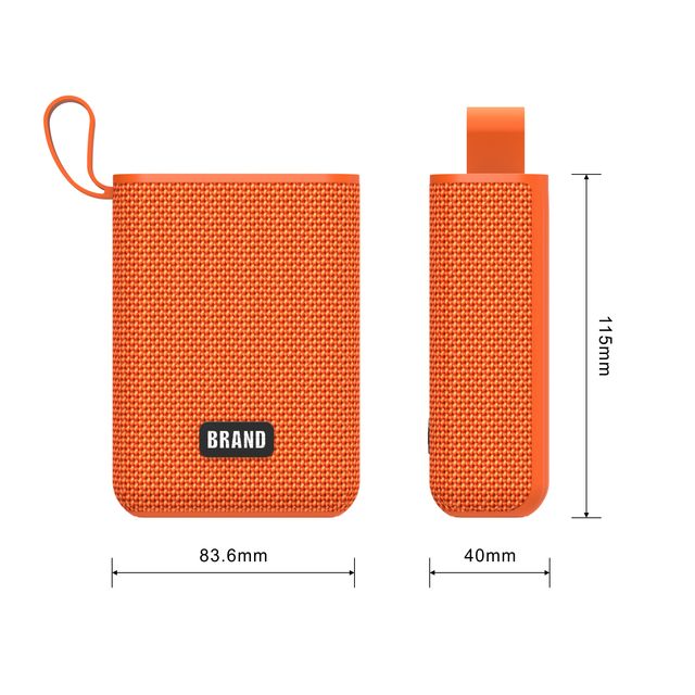 Outdoor Wireless Blue Tooth Speaker Waterproof Mini Speaker with Bass Supports TF Card