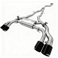 Système d'échappement Catback DZ Valvetronic avec tuyau d'échappement en acier inoxydable poli miroir pour X3M F97 F98 S58 3.0T