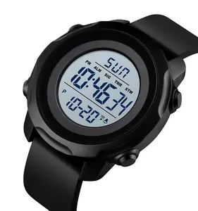 SKMEI 1540 أعلى 10 علامات تجارية شعبية للجنسين ساعة رقمية excel سيليكون الفرقة للماء متعددة الوظائف الرياضية الكلاسيكية reloj ساعة