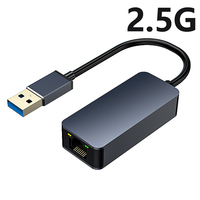 Adaptateur réseau USB 3.0 vers RJ45 2500 Mbps pour PC, Macbook, ordinateur portable Windows