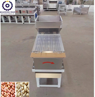 Machine à décortiquer les cacahuètes et les arachides grillées avec système motorisé, capacité de 200 kg/h, usage commercial, garantie 1 an