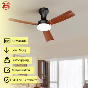 Ventilateur de plafond intelligent moderne de 42 pouces avec lumière - Contrôle par application et télécommande, moteur silencieux DC <30dB, 3 pales, 6 vitesses réglables, pour chambre à coucher - Product Image 1