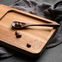 Plateau de service minimaliste japonais en bois d'orme chinois massif naturel, idéal pour le bureau, la maison ou la table basse