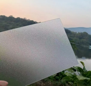 Trong suốt Kem chống nắng PC in ấn tấm, nước-không thấm nước cứng nhựa dập nổi Frosted tấm - Product Image 3