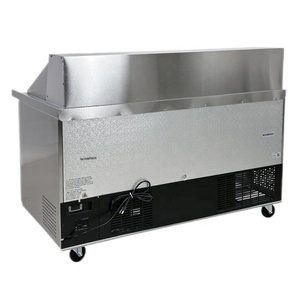 Commercial Refrigerated Salad Counter Chiller Salad Prep bar Counter Furniture Refrigerator - Product Image 4