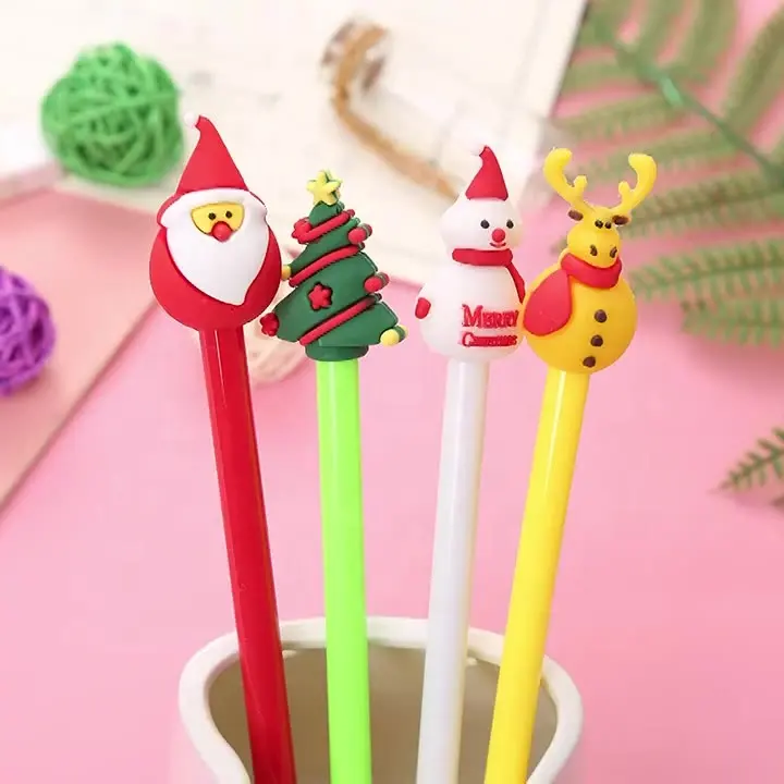 Creative cute cartoon Christmas series neutral pen christmas gifts for kids children