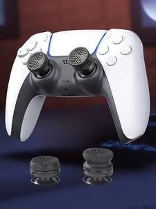 Jemdo 2 miếng bọc cần điều khiển tay cầm bằng silicon cho PS4/miếng dán điều khiển, Tương thích với PS4/gamepad, Nắp Nút trò chơi FPS - Product Image 4