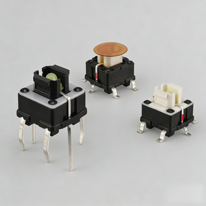 6x6 시리즈 RGB 스위치 SMD 장수명 택트 스위치, LED 조명이 있는 모멘터리 스위치 (오디오 버튼용) - Product Image 4