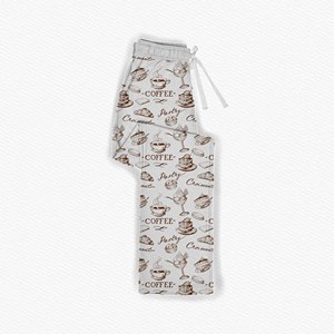 Pantalones de Hombre, Pantalones de Bambú de Pierna Recta, Ultra Suaves y Elásticos, con Estampado de Dibujos Animados, Ropa de Estar por Casa - Product Image 1