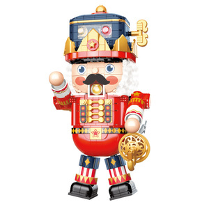 Jaki Nutcracker – jouet en blocs de construction Prince des noix, 400 à 800 pièces, ornement de bureau de noël, cadeau du nouvel an - Product Image 5