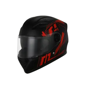 Casques de moto électrique complet, personnalisés, pour course, avec Film Anti-brouillard, pour adultes, à moteur classique, nouveau