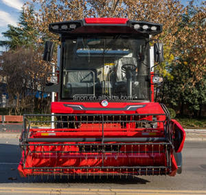 ANON nueva Mini cosechadora de granos máquina combinada soja arroz trigo cebada maíz cosechadora precio - Product Image 4