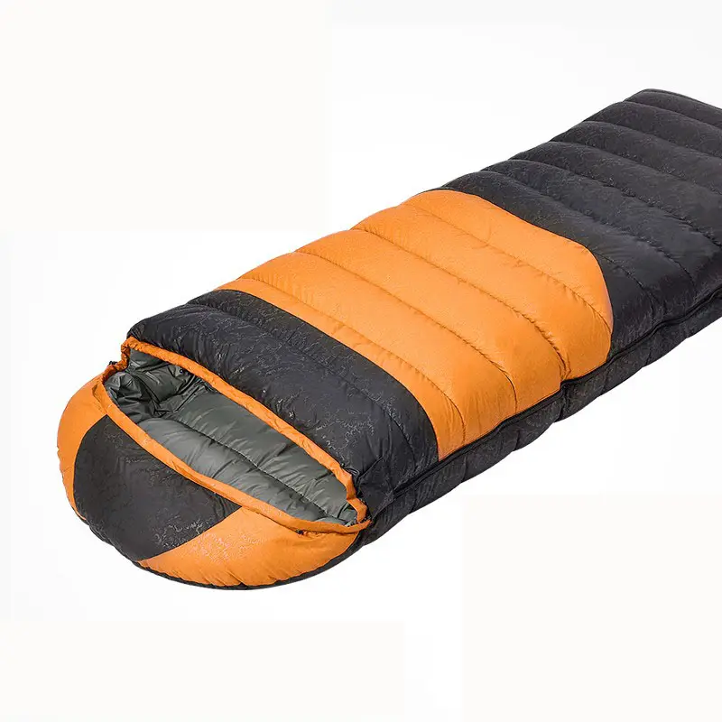 Extreme Cold Hike Waterproof Camping Hiking 90% Goose Down Mummy Sleeping Bag for Cold Weather