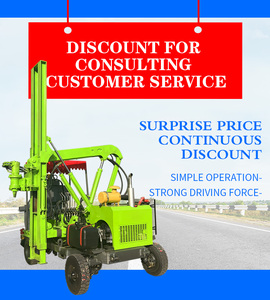 유압 휠 유형 고속도로 운전자 스크류 필링 파일 당기기 가능 - Product Image 2