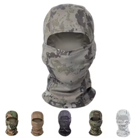Polyester tissu femmes neige serré personnalisé tactique en plein air vélo cyclisme bouclier couverture masque complet chasse chapeau cagoule écharpe
