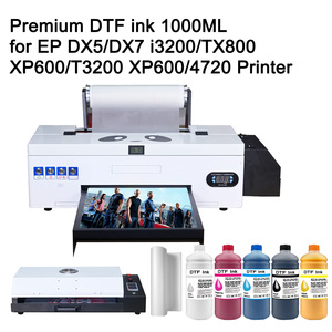Tinta de Impresión para Cabezales de Impresión I3200/L1800/XP600, Impresión por Transferencia CMYK+17 Colores, 100ml-20L - Product Image 5