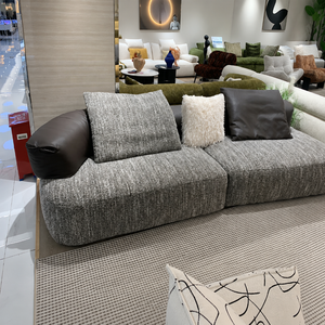 Ensemble modulaire en tissu minimaliste moderne, mobilier de salon de luxe, canapé sectionnel Cloud pour villa et appartement - Product Image 4