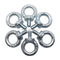 Tornillos de Ojo de Gato de Acero Inoxidable 304 al por Mayor de Fábrica, Cabeza Plana, Estándar ISO, Acabado en Zinc, Rosca M12, Clase 10, Arandelas y Tuercas