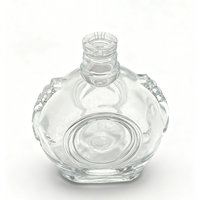 Bouteilles de vin en verre cristal personnalisables, finition mate, 750 ml, pour whisky, tequila, brandy, spiritueux, avec bouchon en liège, couleur personnalisée, sérigraphie