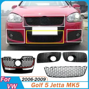 <b>For</b> Golf 5 MK5 2006 2007 2009 Car Front Bumper <b>Grille</b> <b>Grilles</b> Rust-proof <b>Mesh</b> Body Kit - Product Image 1