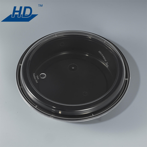 HD rõ ràng vòng nhựa Hộp Ăn Trưa bữa ăn chuẩn bị Lò vi sóng để đi container đưa ra thực phẩm container với lỗ thông hơi có nắp đậy - Product Image 2