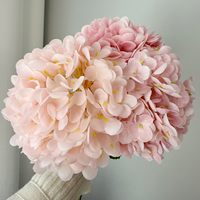 Hydrangeas artificiels en latex à toucher réel, très demandés, vente en gros pour événements et mariages, fleurs artificielles