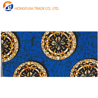Kain Organza Poliester 100% Tenun Batik Lilin Afrika, Anti-Pilling, Ringan, untuk Pakaian Anak Perempuan & Laki-Laki, Dekorasi, dan Gorden