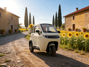 Voiture électrique à bas prix, scooter fermé, mini-voiture pour adulte, moto, scooter électrique à 4 roues, mini-véhicule motorisé - Product Image 6